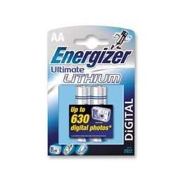 Blister 2 Piles L91 ENERGIZER Format LR6 AA Ultimate Lithium - 1.5V