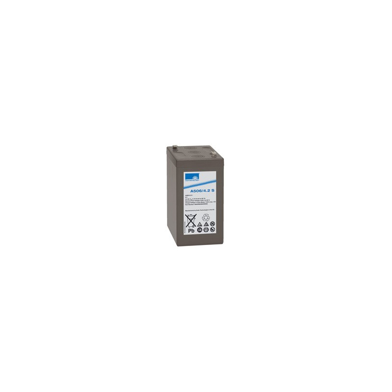 EXIDE Sonnenschein 6V - 4,2Ah - Dryfit A500 - Bac VO - A506/4.2S
