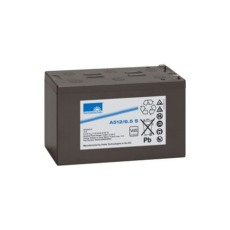 EXIDE Sonnenschein 12V - 6.5Ah - Dryfit A500 - Bac VO - A512/6.5S