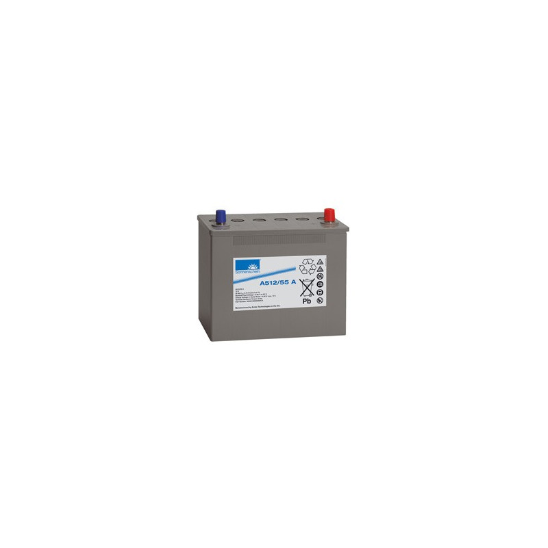 Batterie A512/55A EXIDE Sonnenschein Dryfit A500 B Auto Gel12V - 55Ah Batterie A512/55A EXIDE Sonnenschein Dryfit A500 B Auto Gel12V - 55Ah