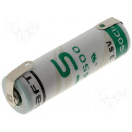Pile SAFT LS14500 Lithium - AA - Languettes - 3,6V - 2.4Ah