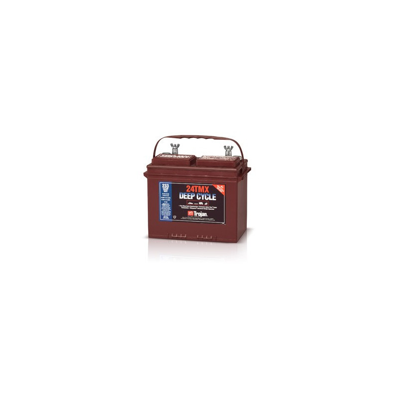 Batterie 24TMX ex 24DC36 TROJAN - DEEP CYCLE ACIDE - 12V - 85Ah Batterie 24TMX ex 24DC36 TROJAN - DEEP CYCLE ACIDE - 12V - 85Ah