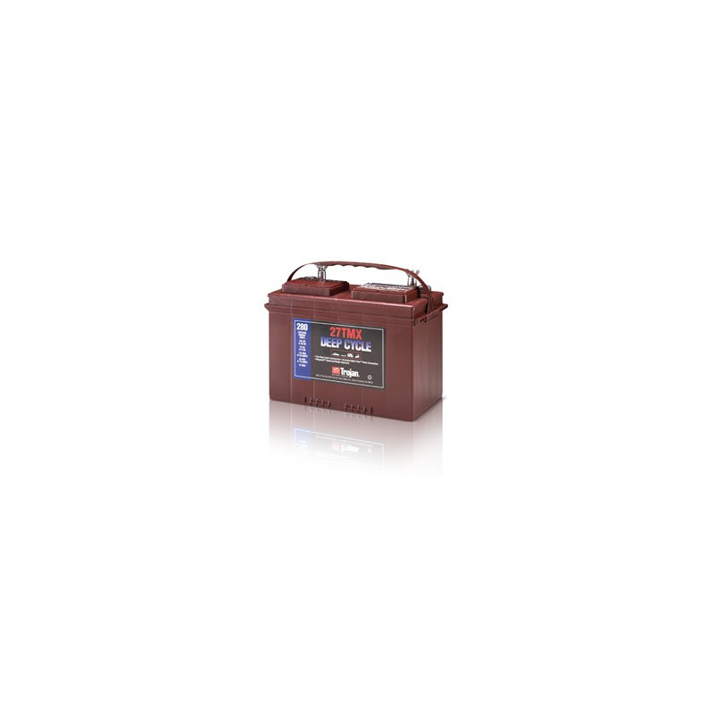 Batterie 27TMX ex 27DC24 TROJAN - DEEP CYCLE ACIDE - 12V - 105Ah Batterie 27TMX ex 27DC24 TROJAN - DEEP CYCLE ACIDE - 12V - 105Ah