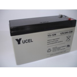 YUASA / YUCEL 12V - 5.0Ah - Y5-12N - AGM - Spécial Onduleur
