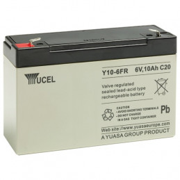 Batterie YUASA / YUCEL 6V - 10.0Ah - Y10-6FR - AGM
