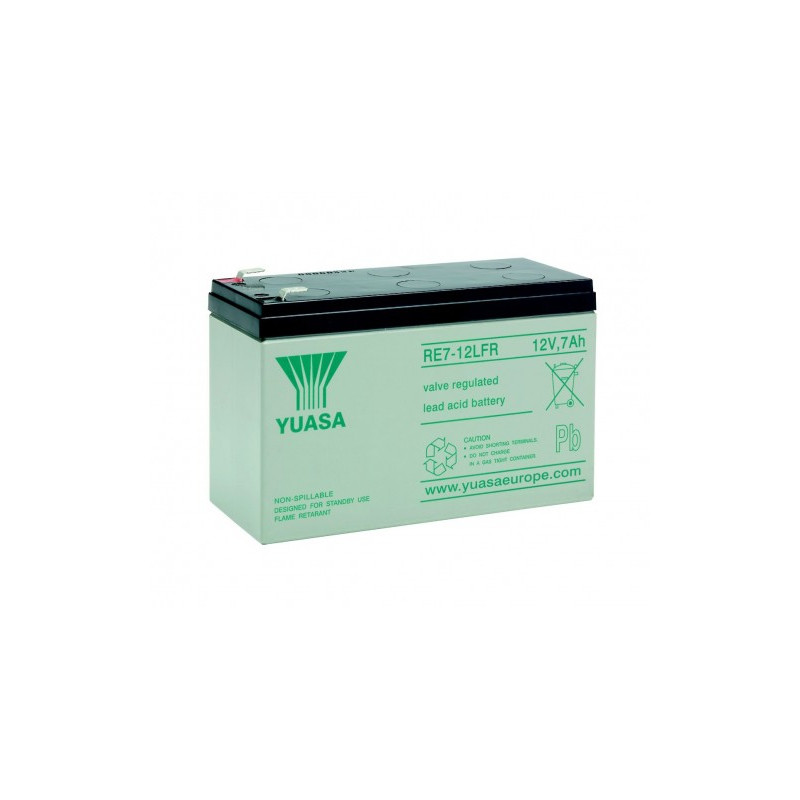 YUASA 12V - 7.0Ah - RE7-12FR - AGM YUASA 12V - 7.0Ah - RE7-12FR - AGM