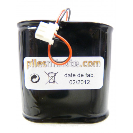 Pack piles Alarme Compatible RESIDENCIA 3 / SURTEC - D - LS33600 - Lithium - 7.2V - 18.0Ah + Connecteur