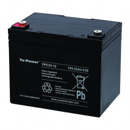 Batterie YPC33-12 YUASA - Compatible MK MU 1 SLD G - Plomb Cyclage - 12V - 30Ah