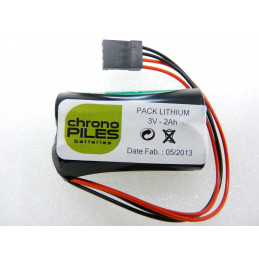 Pile VARTA CR - AA - Lithium - 3V - 2000mAh + Connecteur