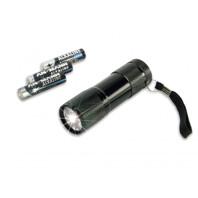 Lampe torche ANSMANN - Action9 en métal - LED Lampe torche ANSMANN - Action9 en métal - LED