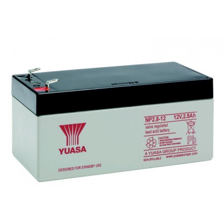 Batterie NP2.8-12 YUASA - AGM - Plomb - 12V - 2.8Ah