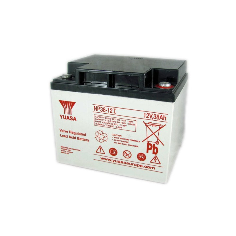 YUASA 12V - 38Ah - NP38-12I - AGM YUASA 12V - 38Ah - NP38-12I - AGM