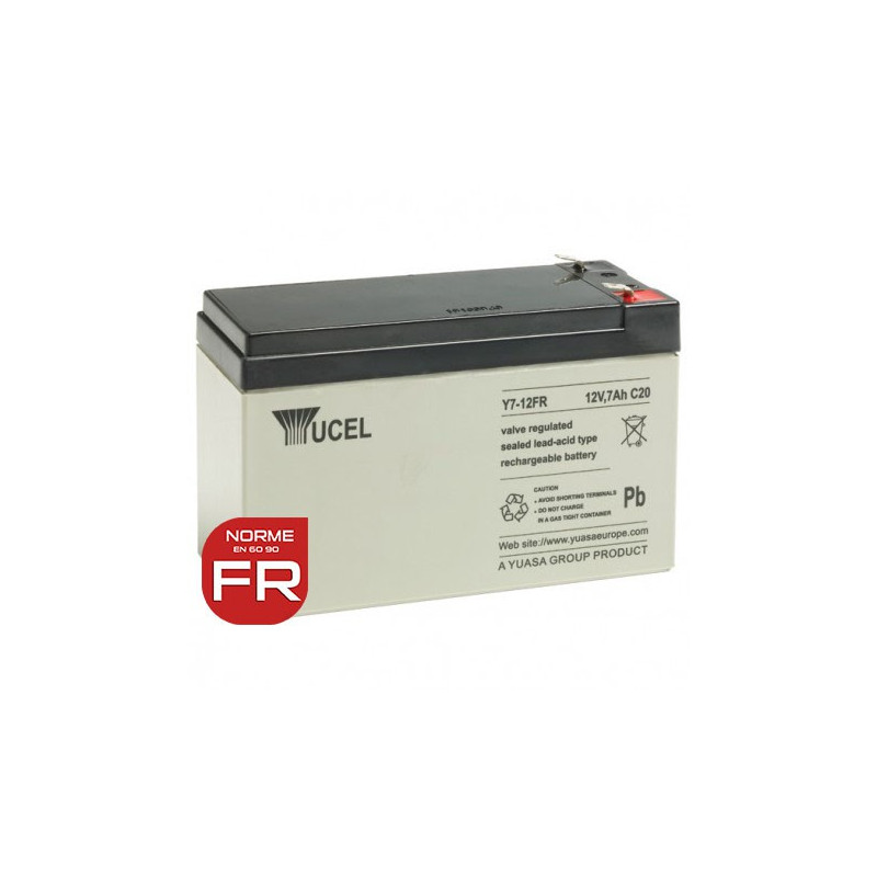 YUASA / YUCEL 12V - 7.0Ah - Y7-12FR - AGM YUASA / YUCEL 12V - 7.0Ah - Y7-12FR - AGM