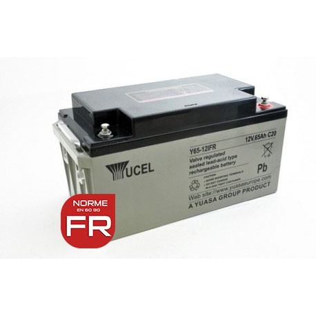 Batterie Y65-12IFR YUCEL - Plomb - AGM - 12V - 65Ah