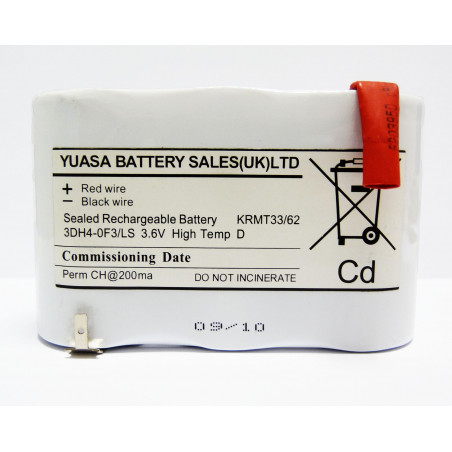 Pack Batterie BAES NiCd – 3,6V – 4Ah – D
