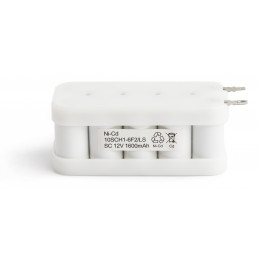 Pack Batterie BAES Flasque NiCd – 12V – 0,8Ah – AA