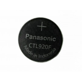 Pile bouton CTL920F PANASONIC rechargeable pour montre à énergie solaire - Li-Ion - 2.3V