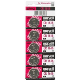 MAXELL Pile Bouton Lithium - CR1616 Standard - Carte de 5