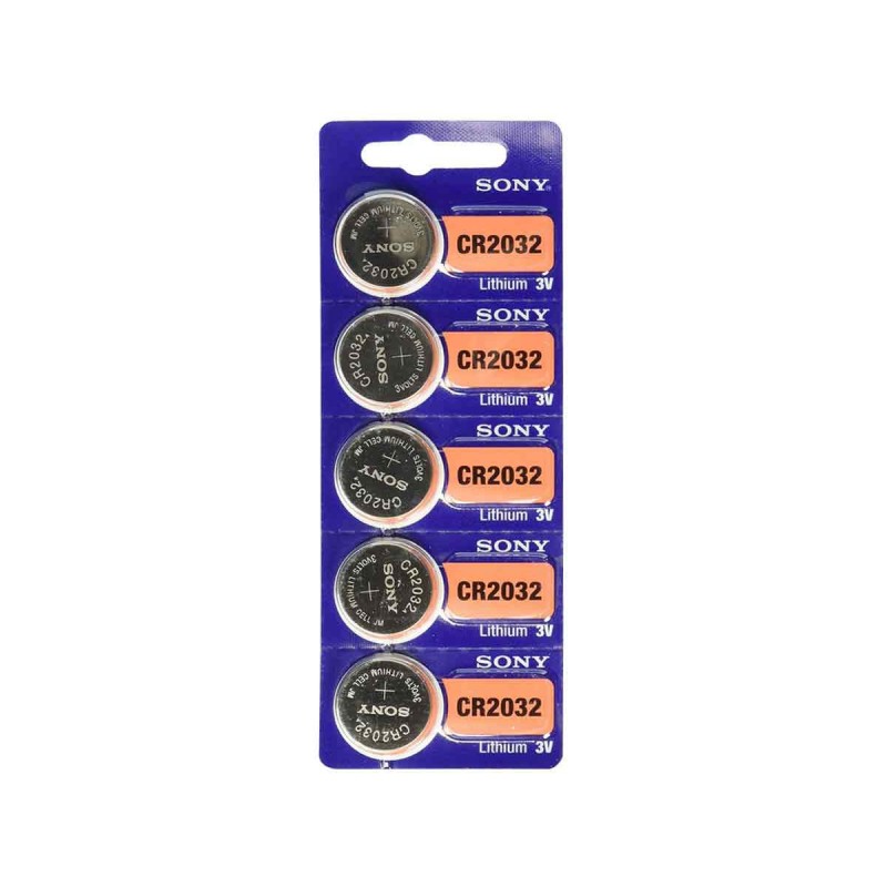 Lot de 5 piles bouton lithium cr2032 3v capacite 230ma alimentation tension