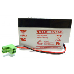 CHRONO Batterie Plomb – 12.0V –0.8Ah + Connecteur
