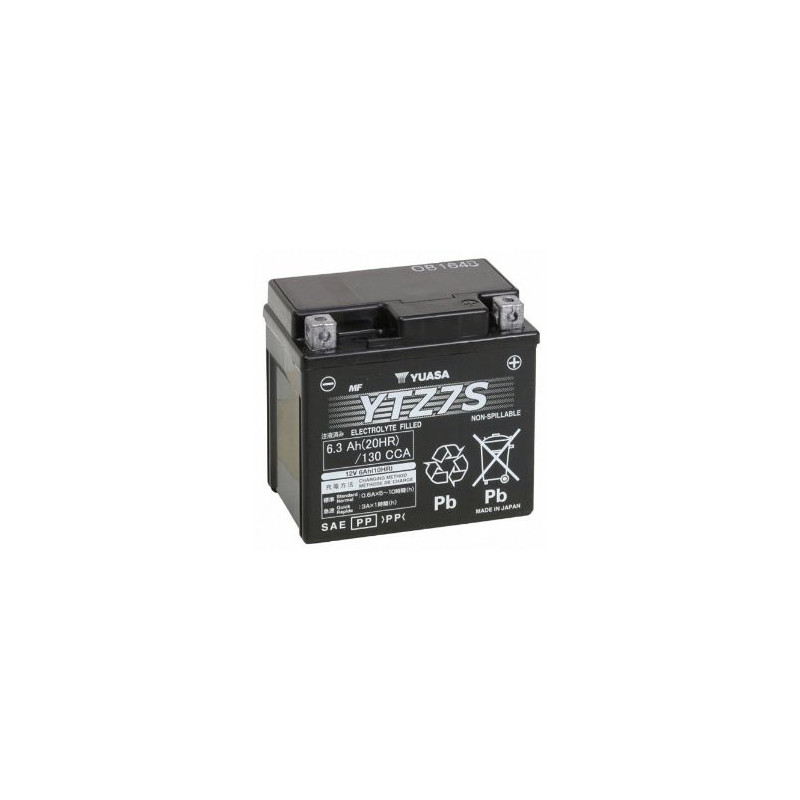 YUASA Batterie Moto- 12V / 6Ah - YTZ7S / GTZ7S YUASA Batterie Moto- 12V / 6Ah - YTZ7S / GTZ7S