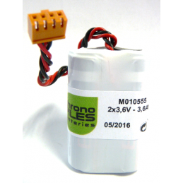CHRONO Pack Pile Lithium 2x3.6V 3.6Ah + Connecteur - OKUMA