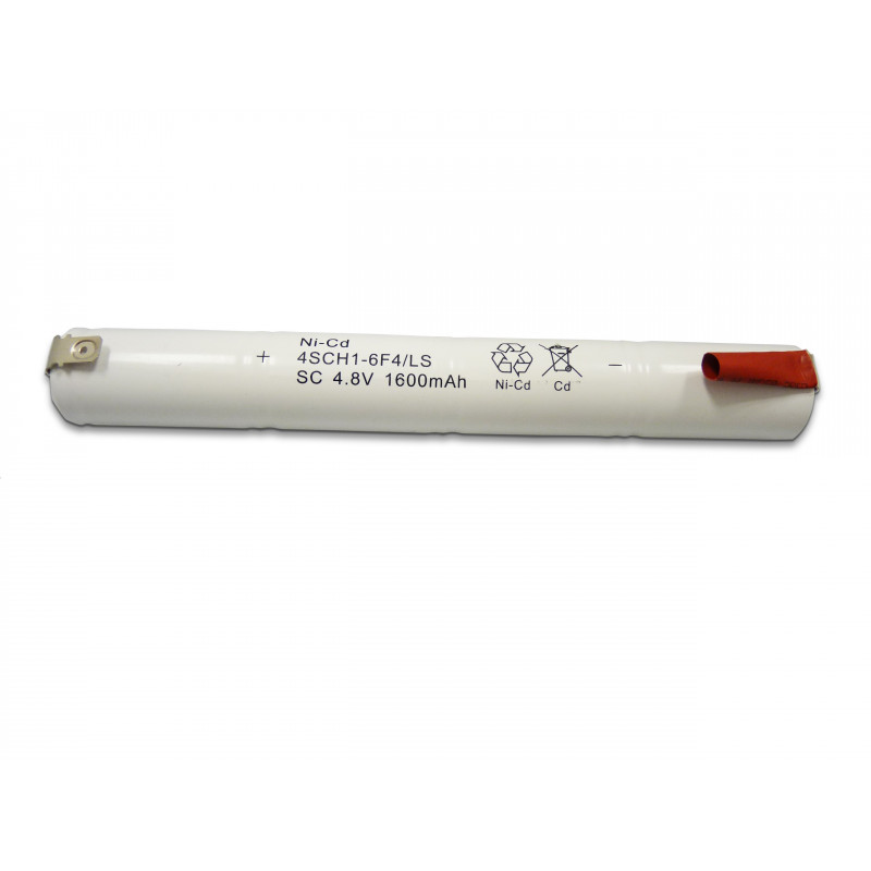 Pack Batterie BAES NiCd – 4,8V – 1,6Ah – SC - Baton Pack Batterie BAES NiCd – 4,8V – 1,6Ah – SC - Baton