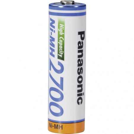 PANASONIC Pile NiMh rechargeable - HR6 - 1.2V 2700mah - Blister x 4