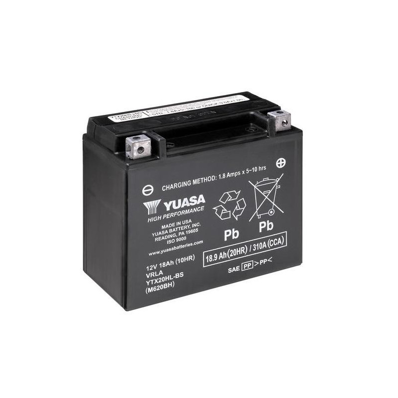 Yuasa Batterie Moto 12V - 18Ah - YTX20HL-BS Yuasa Batterie Moto 12V - 18Ah - YTX20HL-BS