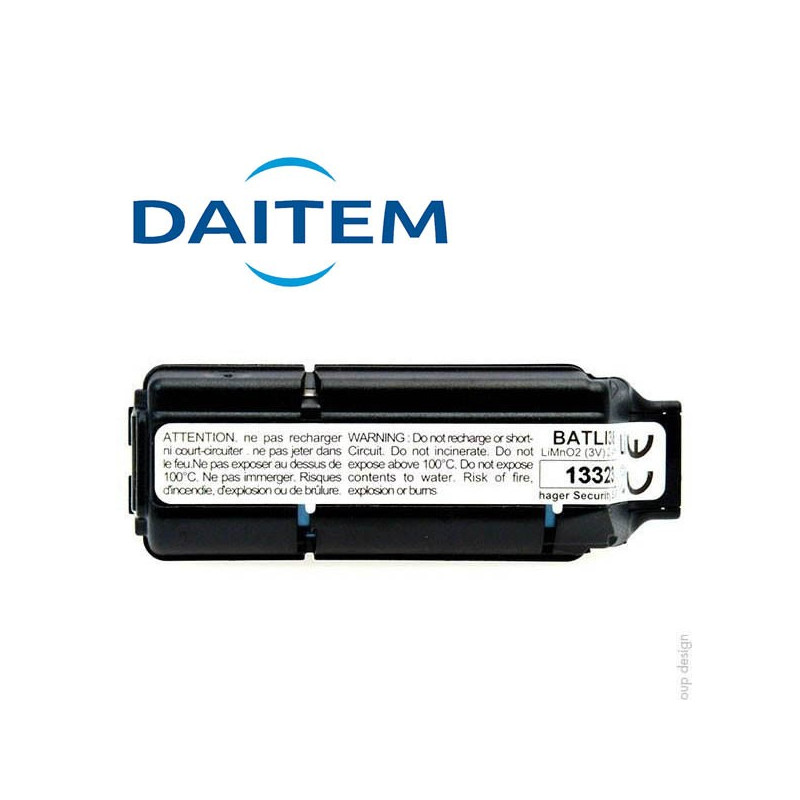 Pile Lithium DAITEM d'origine BATLI38 - 3.6V - 2.4Ah Pile Lithium DAITEM d'origine BATLI38 - 3.6V - 2.4Ah