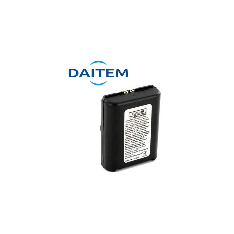 DAITEM Pile Batterie Alarme BATLI30 - 4,5V - 3Ah 