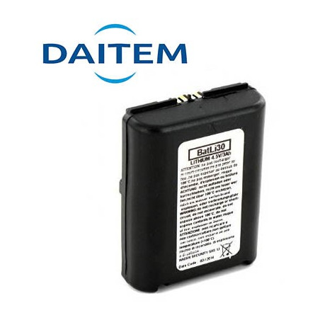 DAITEM Pile Batterie Alarme BATLI30 - 4,5V - 3Ah 