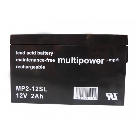 Batterie MP2-12SL MULTIPOWER - AGM - 12V - 2.0Ah