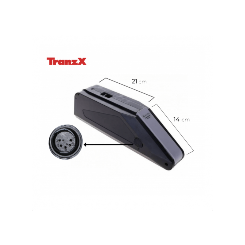 Batterie vélo TRANZX BL09 36V 6,6Ah Noir