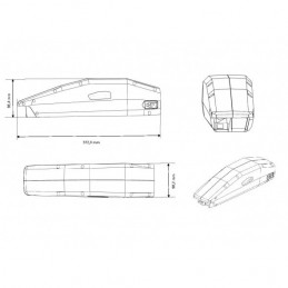 Batterie vélo Compatible YAMAHA 36V - 17Ah