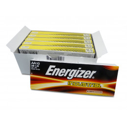 Lot de 120 piles Energizer - 60 piles LR3 + 60 piles LR06 - Industrial