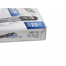 Lot de 10 piles LR03 + 10 piles LR6 - Energizer Ultimate Lithium