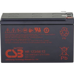 Batterie plomb étanche CSB HR 1234W F2 - 12V - 8.4Ah