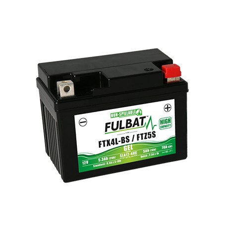Batterie moto FULBAT FTX4L-BS/FTZ5S - GEL - 12V - 5.3Ah