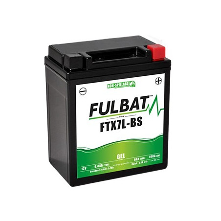 Batterie moto FTX7L-BS FULBAT GEL - 12V - 6.3Ah