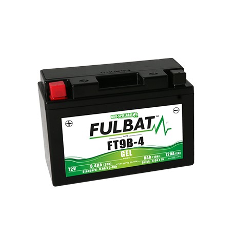 Batterie moto FULBAT FT9B-4 / FT9B-BS - GEL - 12V - 8.4Ah