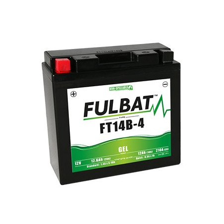 Batterie moto FT14B-4 FULBAT GEL - 12V - 12.6Ah
