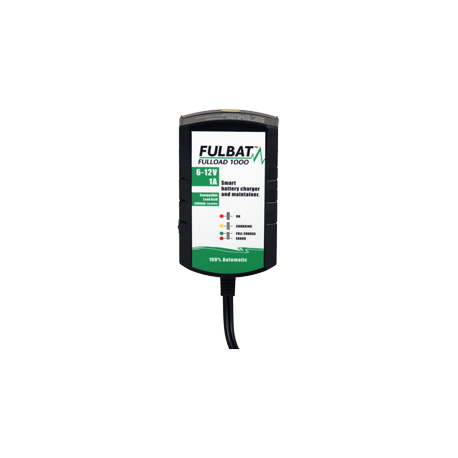 Chargeur batterie moto FULBAT - FULLOAD 1000 - 6/12V - Compatible Lithium