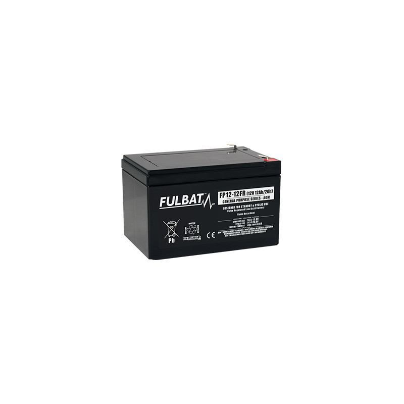 Batterie Plomb Standard FP12-12 FR - 12V - 12Ah - UL94.FR – FULBAT Batterie Plomb Standard FP12-12 FR - 12V - 12Ah - UL94.FR – FULBAT
