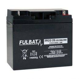 Batterie Plomb Cyclage FPC12-20 - 12V - 18Ah - UL94.FR – FULBAT
