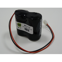 Kit de 2 packs piles alcalines 3V - 18Ah - LR20 + connecteur pour sirène extérieur scantronic 760
