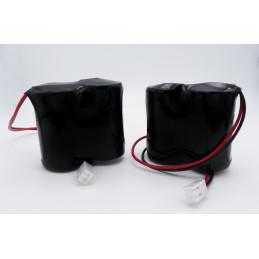 Kit de 2 packs piles alcalines 3V - 18Ah - LR20 + connecteur pour sirène extérieur scantronic 760