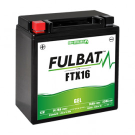Batterie moto FTX16-BS FULBAT GEL - 12V - 14.7Ah