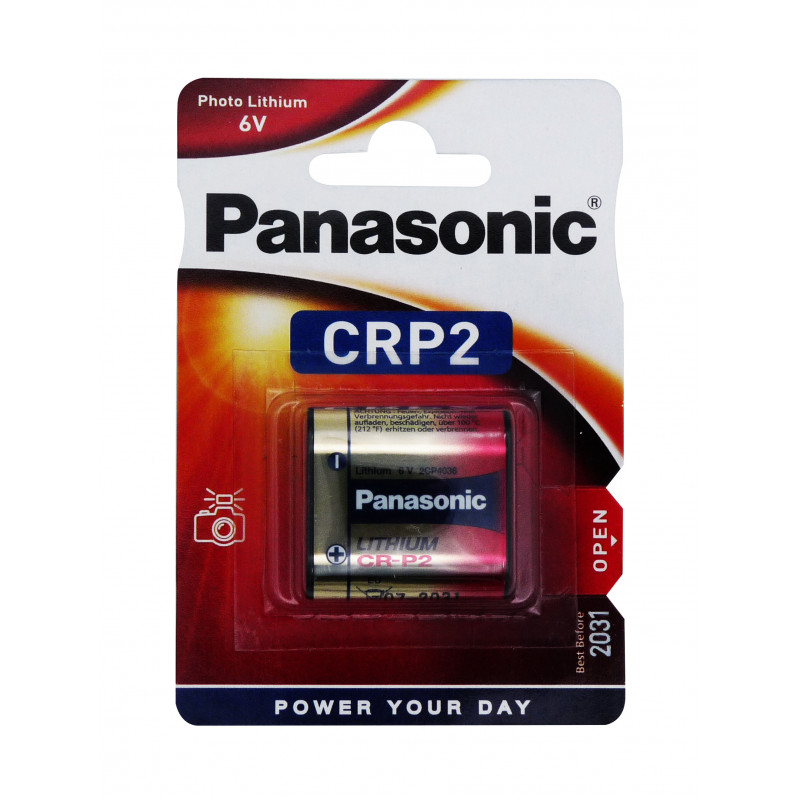 Pile PANASONIC CR-P2 - CRP2 Power photo - CR2P - DL223A pour robinet Pile PANASONIC CR-P2 - CRP2 Power photo - CR2P - DL223A pour robinet