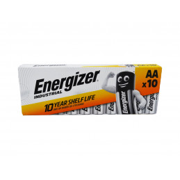 Boite 10 Piles LR6 ENERGIZER - LR06 - AA Industrial - UM3 - 1.5V